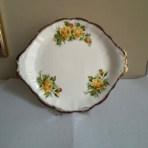 Royal Albert Tea Rose Cake Plate